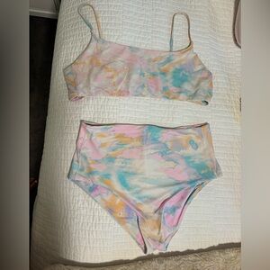 Buddy love high waisted swim suit size L